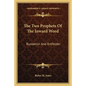 The Two Prophets of the Inward Word: Bunderlin and Entfelder - Paperback
