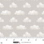 Sleepy Teddy Gray/Multi Raindrops Cotton 44"/45" Fabric Per Yard