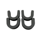 TRAPSKI Non-Skid Rubber Slot Inserts for Ski & Snowboard Racks – Gray 4-12 Packs