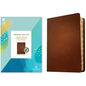 NLT Courage for Life Study Bible for Women, Filament Enabled (Genuine Leather, Brown, Indexed) - Leather