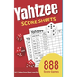 Yahtzee Score Sheets: 888 Yahtzee Score Sheets Large Print 8.5"x11" Games - Hardcover