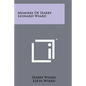 Memoirs Of Harry Leonard Wiard - Paperback
