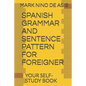 Spanish Grammar and Sentence Pattern for Foreigner: Your Self Study Book - Paperback