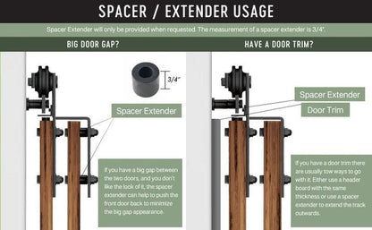 Barn Door Space Extenders