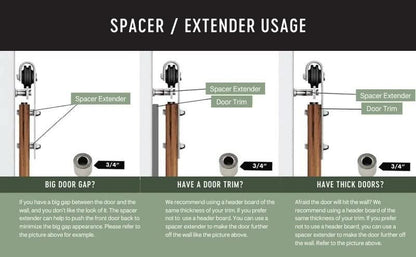 Barn Door Space Extenders