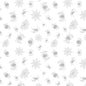 Spooky Spectacle - Spider Toss White on White Cotton 44"/45" Fabric Per Yard