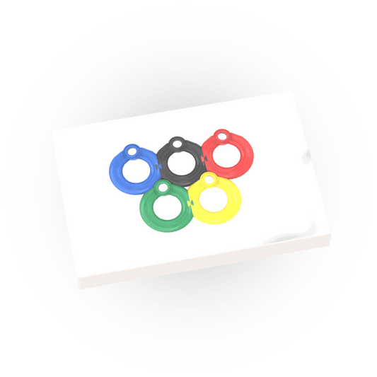 Sports Games Competition Flag - Custom Printed - Made Using LEGO® Parts