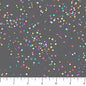 Sprinkles Gray Multi Dewfall Cotton 44"/45" Fabric Per Yard