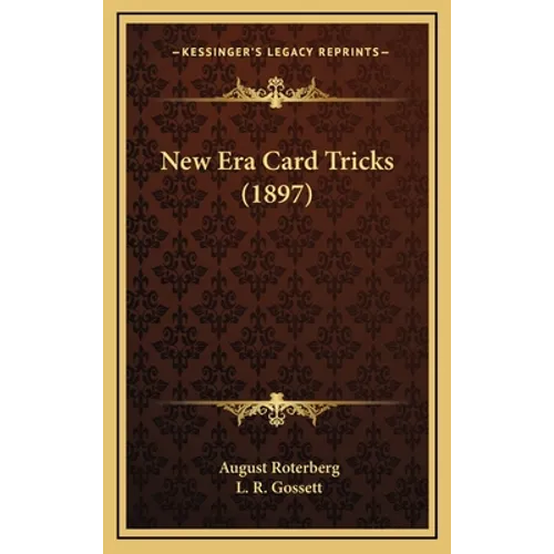 New Era Card Tricks (1897) - Hardcover