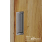 Barn Door Stainless Steel Square Corner Flush Pull