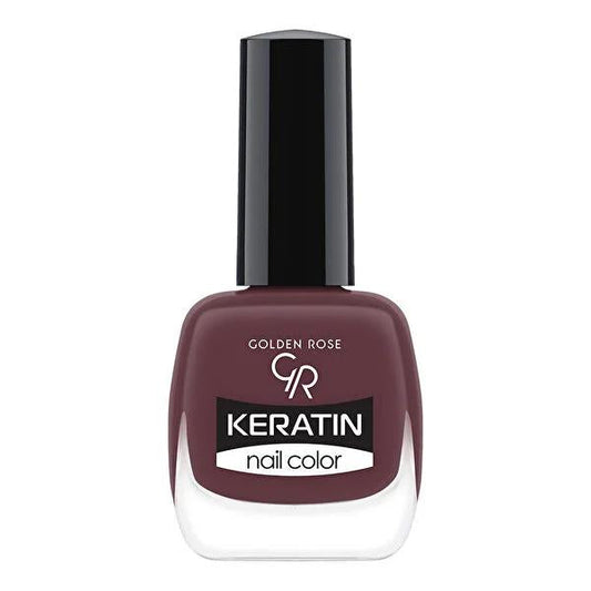 Golden Rose Keratin Nail Polish No:119 - Long-Lasting Nail Color with Keratin Enriched Formula