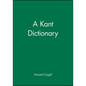 A Kant Dictionary - Paperback