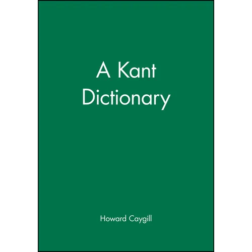 A Kant Dictionary - Paperback