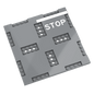 Stop Line Road Plate - Custom Printed City Accessory - Made Using a LEGO® Part