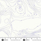 Sun Print Whisper Pond Topography 44"/45" Fabric Per Yard