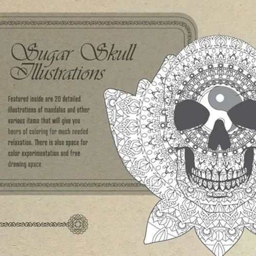 Sugar Skull Illustrations - Paperback