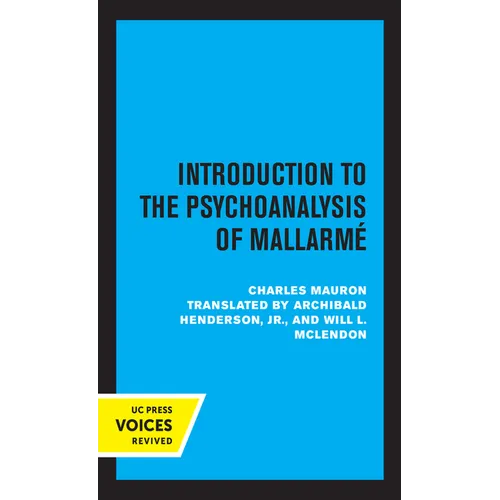 Introduction to the Psychoanalysis of Mallarme: Volume 10 - Paperback