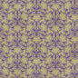 Swarm Purple/Chino Ground Works Cotton 44"/45" Fabric Per Yard