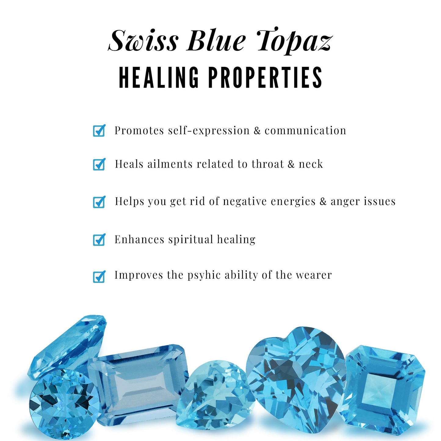 Genuine Princess Cut Swiss Blue Topaz Floral Wedding Ring Set in Silver