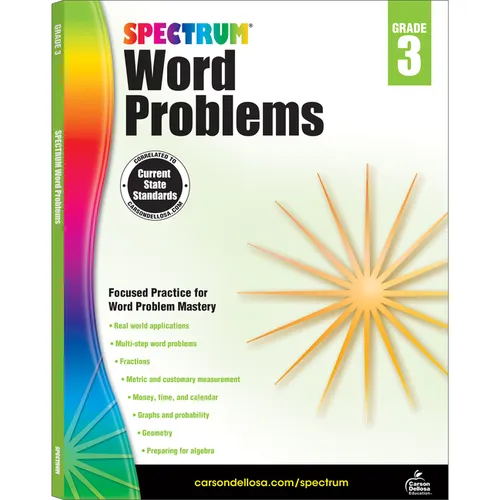 Word Problems, Grade 3: Volume 76 - Paperback