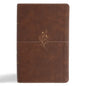 CSB Single-Column Personal Size Bible, Digital Study Edition, Brown Leathertouch - Imitation Leather
