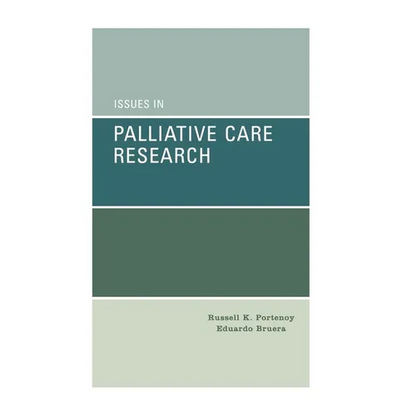 Issues in Palliative Care Research - Hardcover