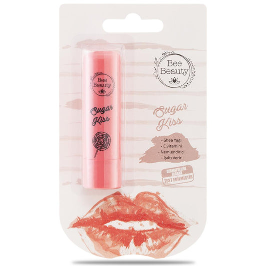 Bee Beauty Lip Balm Sugar Kiss - Moisturizing Lip Care for Sensitive Lips