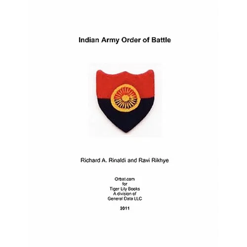 Indian Army Order of Battle - Paperback