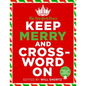 New York Times Keep Merry and Crossword On - Paperback