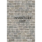 Inventory list - Paperback
