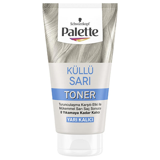 Palette Ash Blonde Toner 150 ml - Professional Blonde Hair Toner for Cool, Ash Blonde Effect