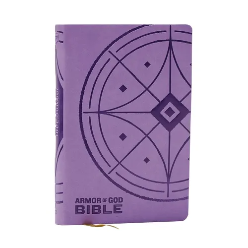 NKJV Armor of God Bible, Purple Leathersoft (Children's Bible, Red Letter, Comfort Print, Holy Bible): New King James Version - Imitation Leather