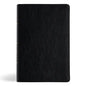 CSB Everyday Study Bible, Black Bonded Leather - Leather