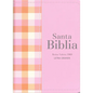 Biblia Rvr 1960 Compacta Símil Piel Cuadros Rosa Claro (Bible Rvr 1960 Compact Size Leatherlike Light Pink Checked Pattern (Spanish Edition) - Leather