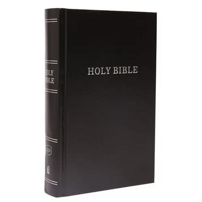 KJV, Pew Bible, Large Print, Hardcover, Black, Red Letter Edition - Hardcover
