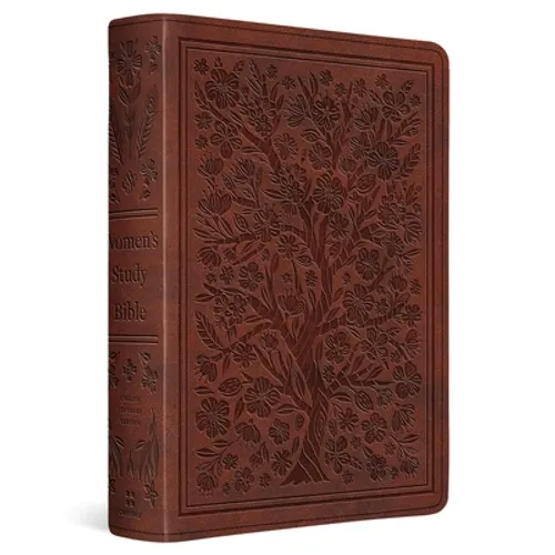 ESV Women's Study Bible (Trutone, Chestnut, Almond Tree Design) - Imitation Leather