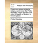 Poems on Various Subjects, Religious and Moral. by Phillis Wheatley, Negro Servant to Mr. John Wheatley, of Boston, in New-England. - Paperback