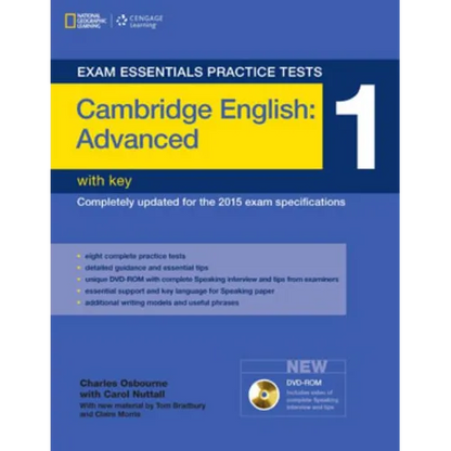 Exam Essentials Practice Tests: Cambridge English Advanced 1 with Key and DVD-ROM - Paperback
