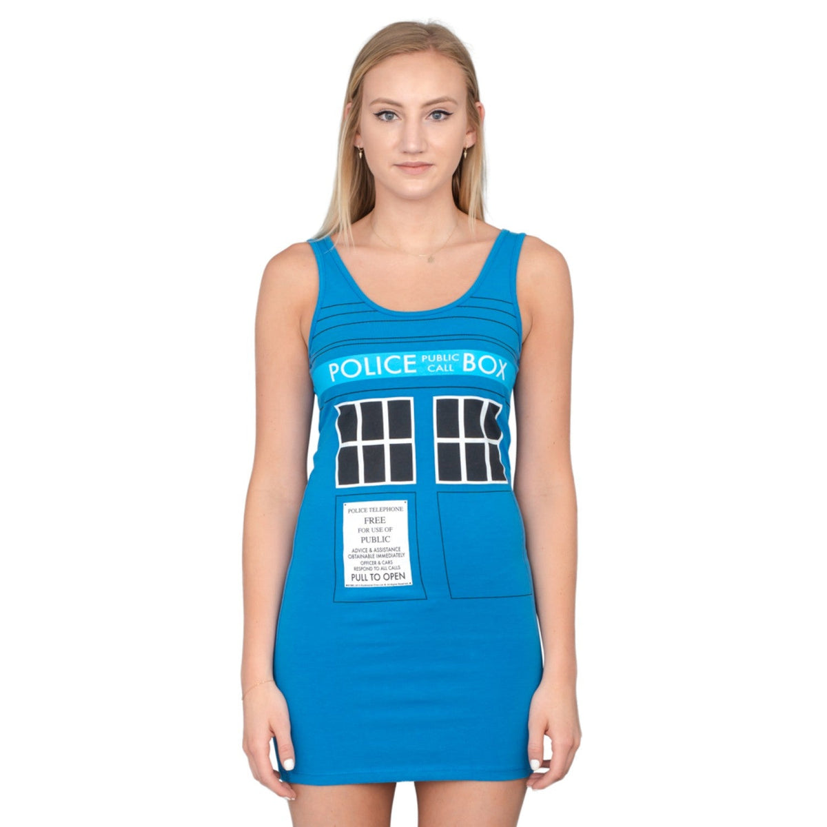 TARDIS Police Box Costume Tank Dress