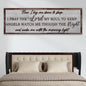 Now I Lay Me Down To Sleep Sign