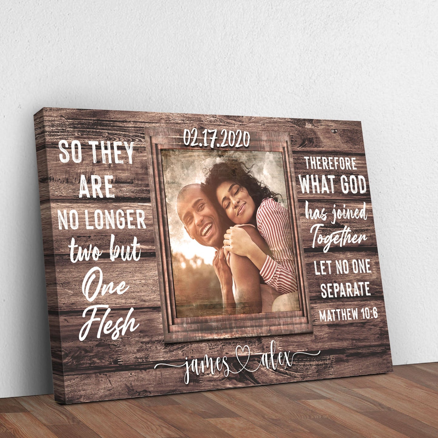 Matthew 19:6 - What God Has Joined Together Let No One Separate Sign II