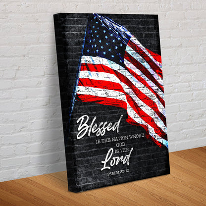 Psalm 33:12 - Blessed Is The Nation Sign