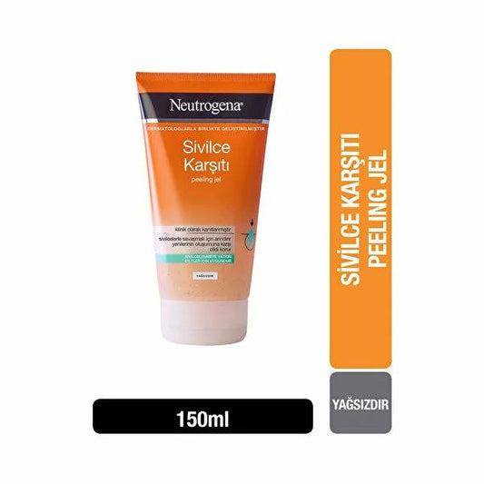 Neutrogena Visibly Clear Facial Cleansing Gel - Deep Cleansing, Acne Prevention, 5.07 fl oz