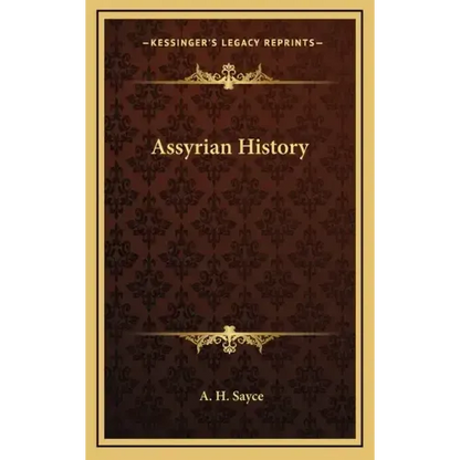 Assyrian History - Hardcover