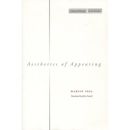 Aesthetics of Appearing - Paperback