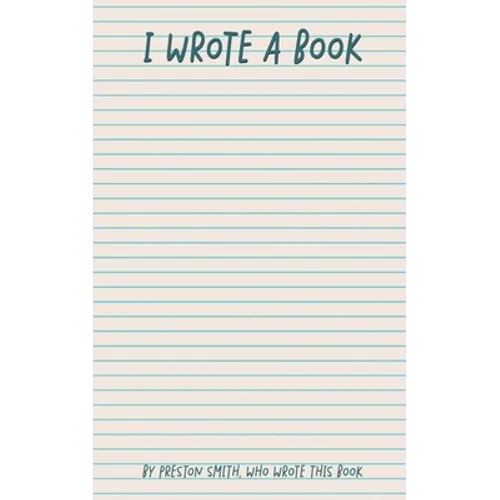 I Wrote A Book - Paperback