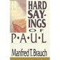 Hard Sayings of Paul - Paperback