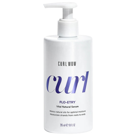 Curl Wow Hydrating Hair Serum for Curly & Coily Hair - Natural, Vegan, Cruelty-Free, Frizz Reduction & Moisture