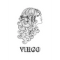 Virgo: Coloring Book with Three Different Styles of All Twelve Signs of the Zodiac. 36 Individual Coloring Pages. 8.5 x 11 - Paperback