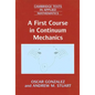 A First Course in Continuum Mechanics - Paperback
